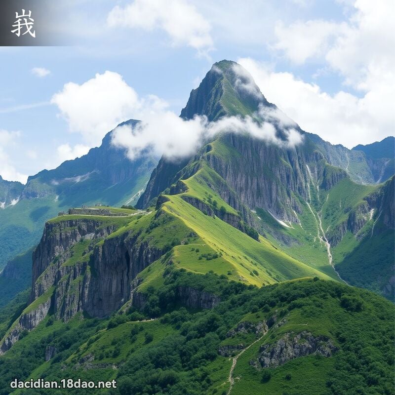 峩 - 國語大辭典配圖