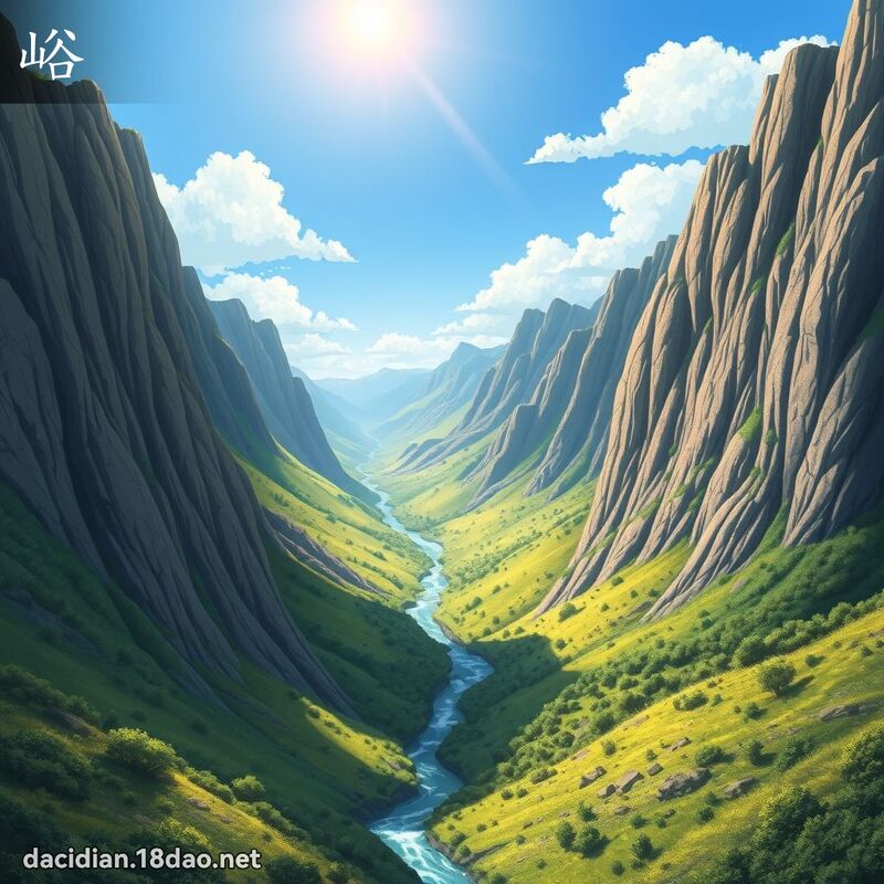 峪 - 國語大辭典配圖