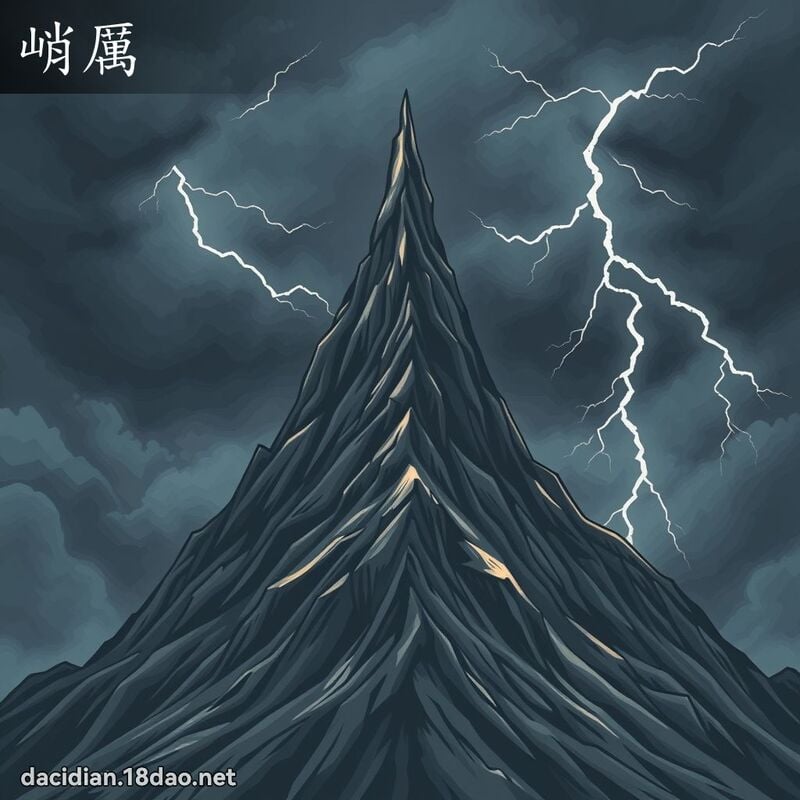 峭厉 - 国语大辞典配图