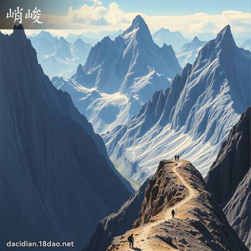 峭峻 - 国语大辞典配图