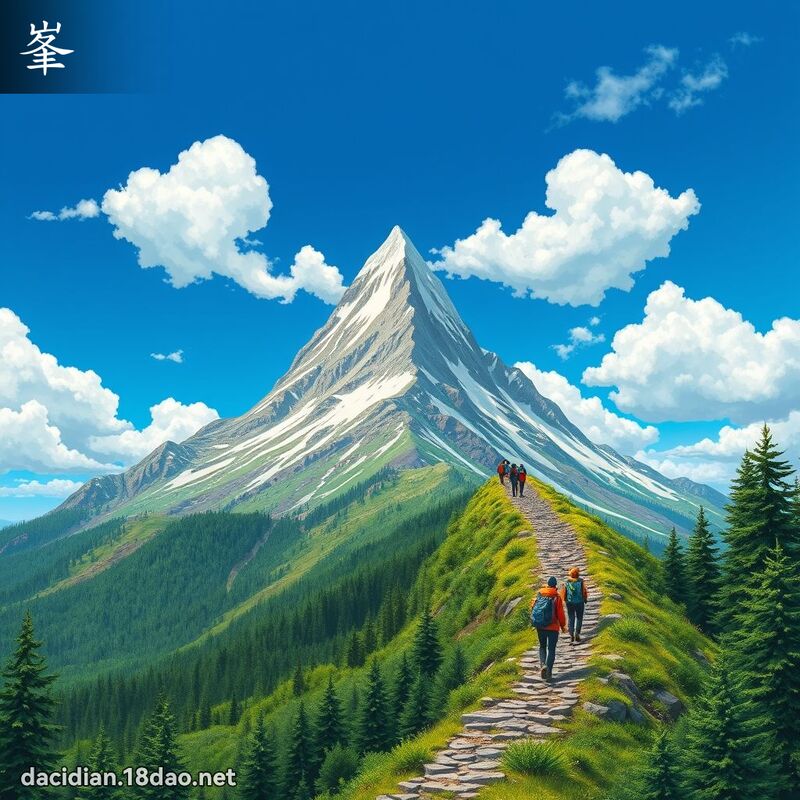 峯 - 國語大辭典配圖