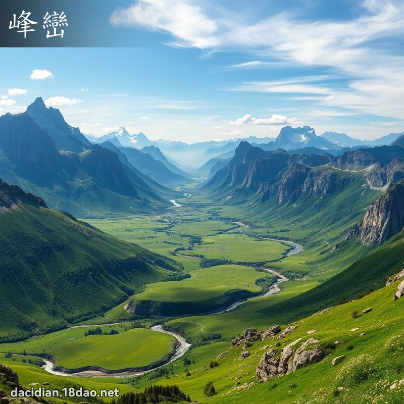峰巒 - 國語大辭典配圖