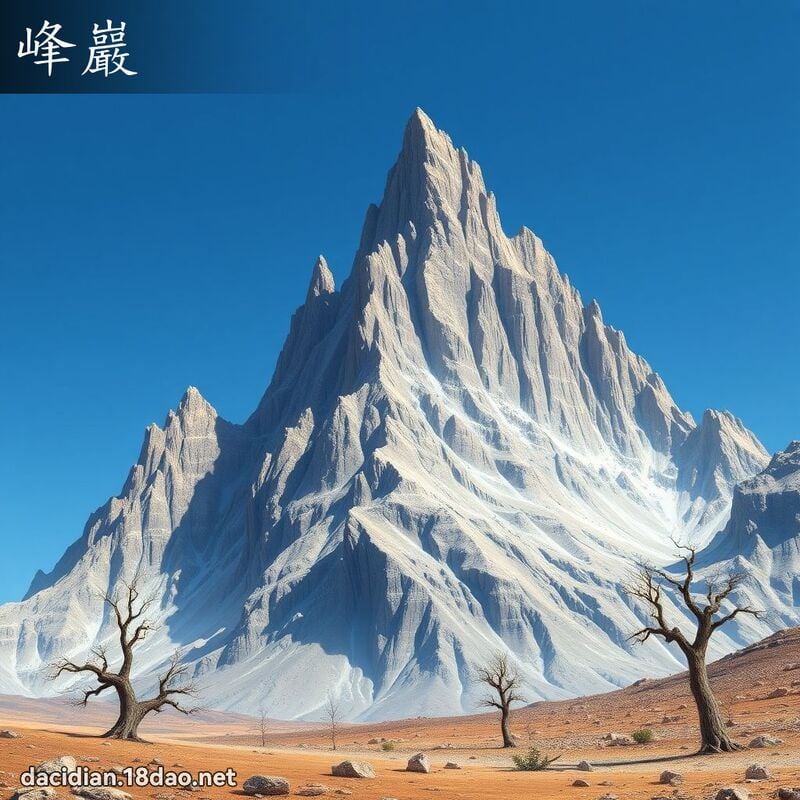 峰巖 - 國語大辭典配圖
