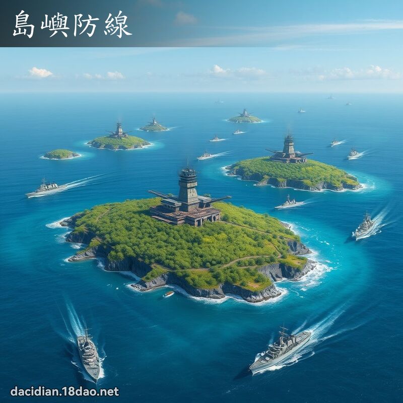 島嶼防線 - 國語大辭典配圖