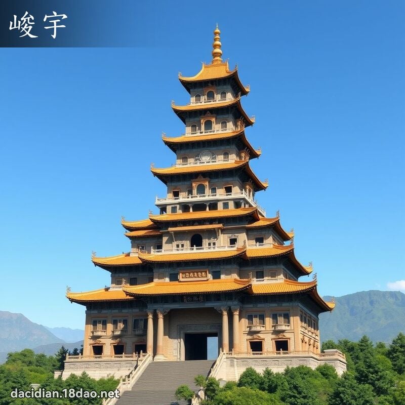 峻宇 - 國語大辭典配圖