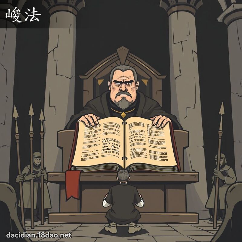 峻法 - 国语大辞典配图
