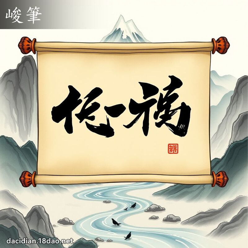 峻笔 - 国语大辞典配图