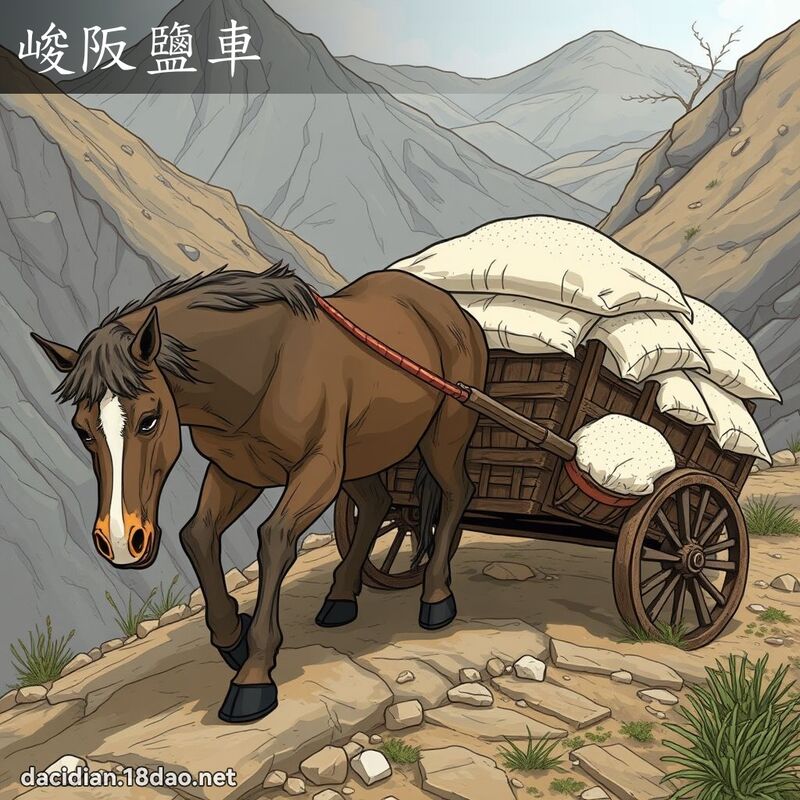 峻阪盐车 - 国语大辞典配图
