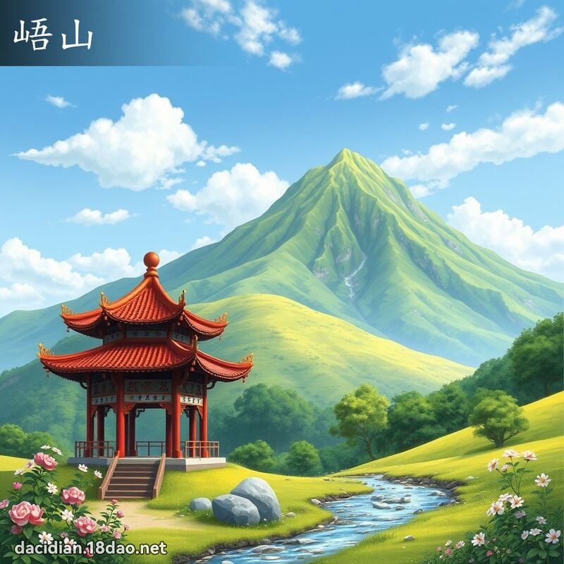 峿山 - 國語大辭典配圖