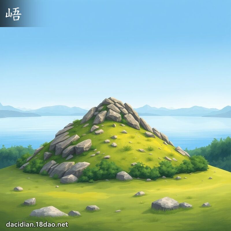 峿 - 國語大辭典配圖