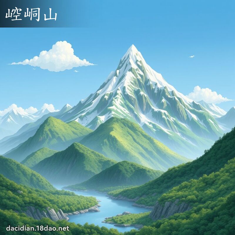 崆峒山 - 國語大辭典配圖