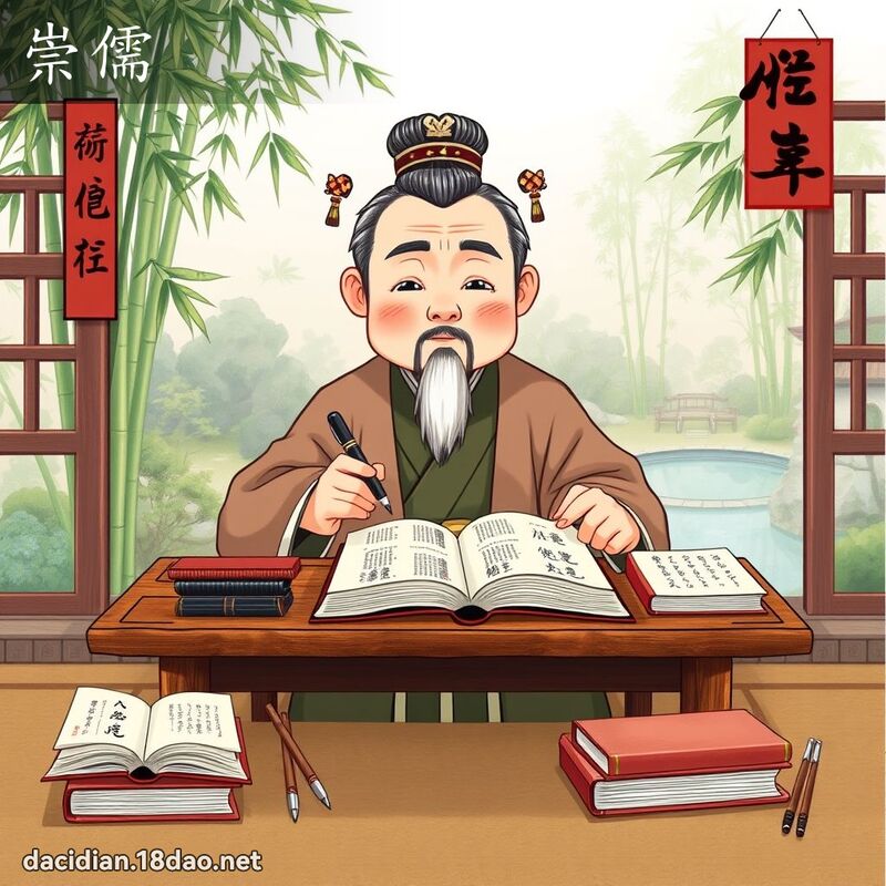 崇儒 - 国语大辞典配图
