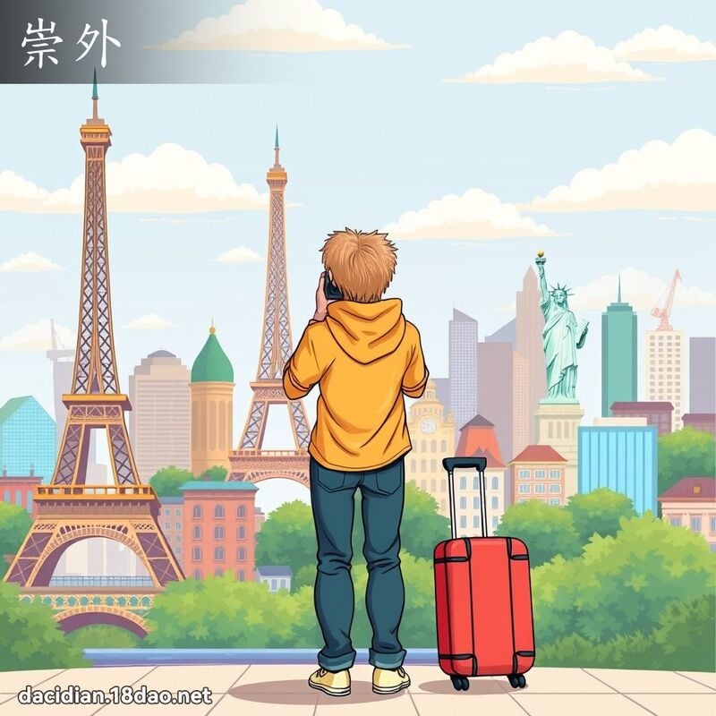 崇外 - 国语大辞典配图