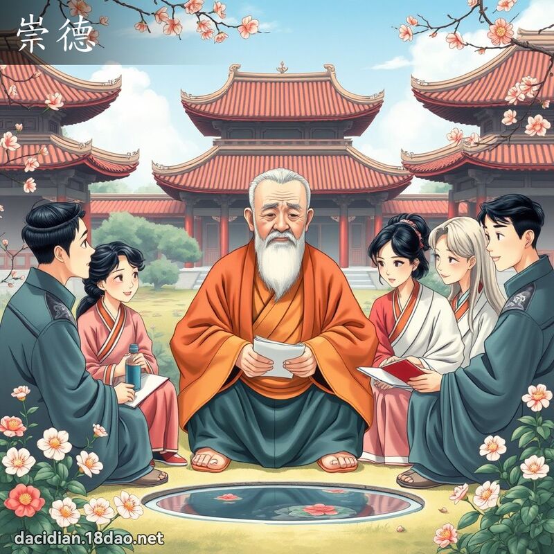 崇德 - 国语大辞典配图