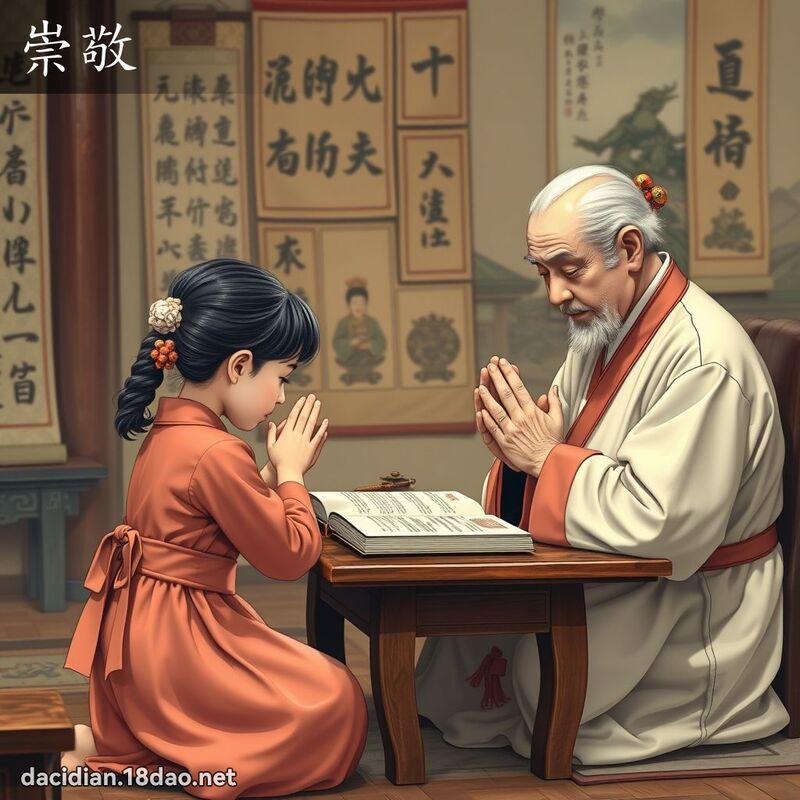 崇敬 - 國語大辭典配圖