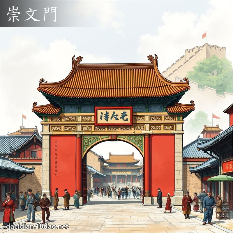 崇文门 - 国语大辞典配图
