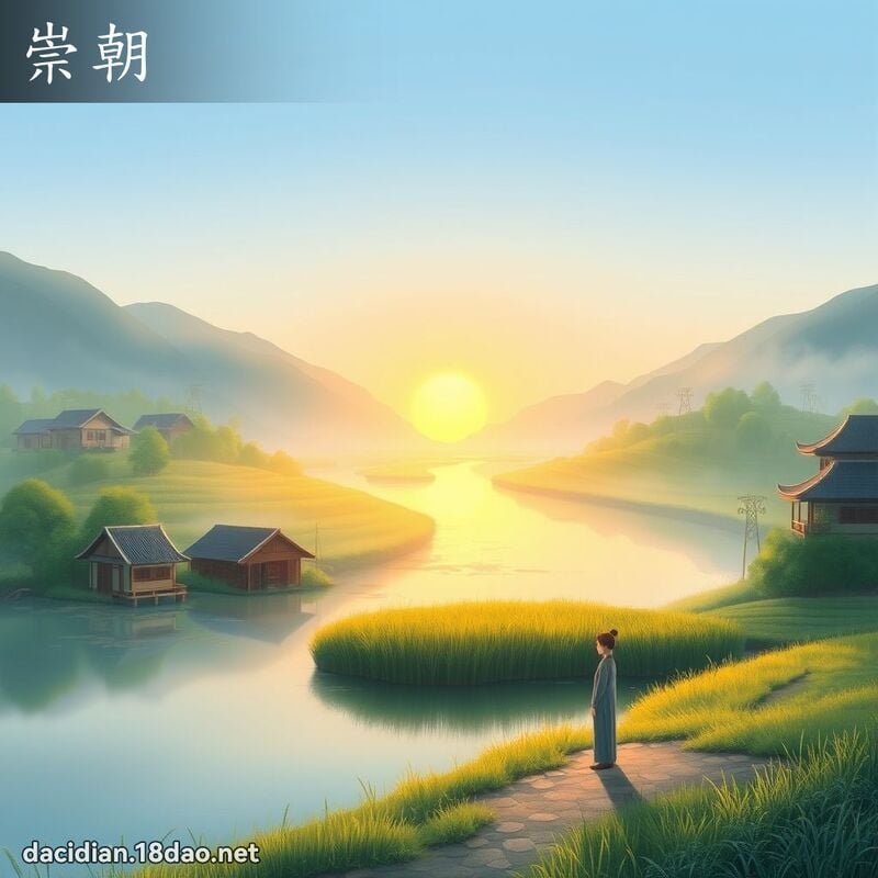 崇朝 - 国语大辞典配图
