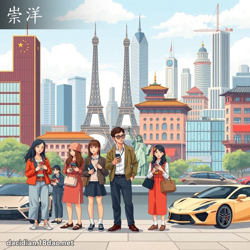 崇洋 - 國語大辭典配圖