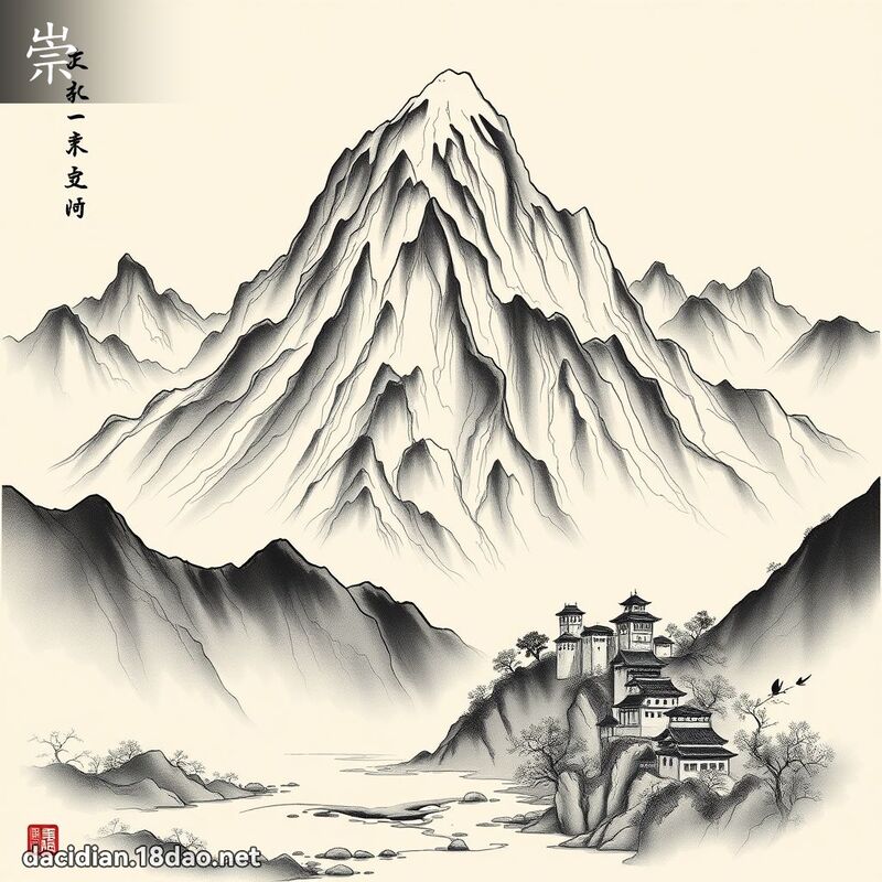 崇 - 国语大辞典配图