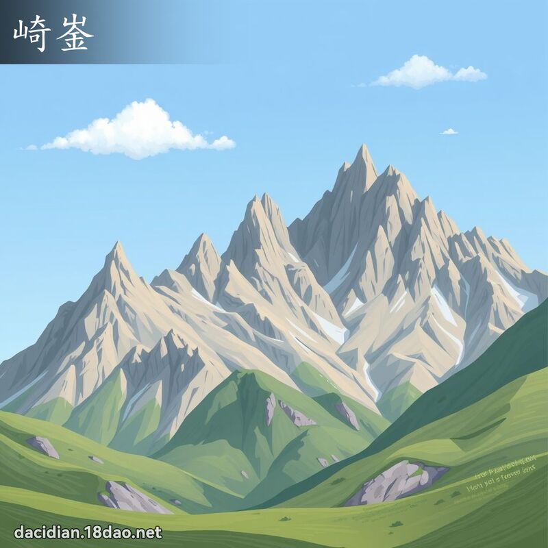 崎崟 - 國語大辭典配圖