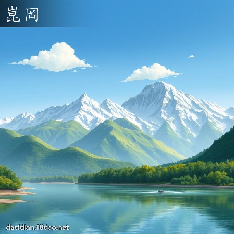 崑岡 - 國語大辭典配圖