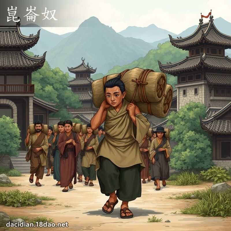 崑崙奴 - 國語大辭典配圖