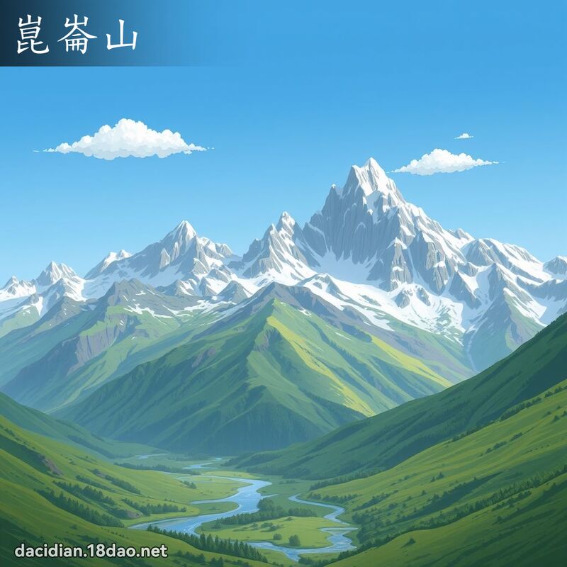 崑崙山 - 國語大辭典配圖