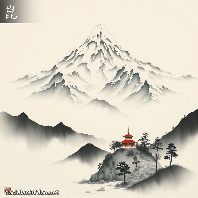 崑 - 国语大辞典配图
