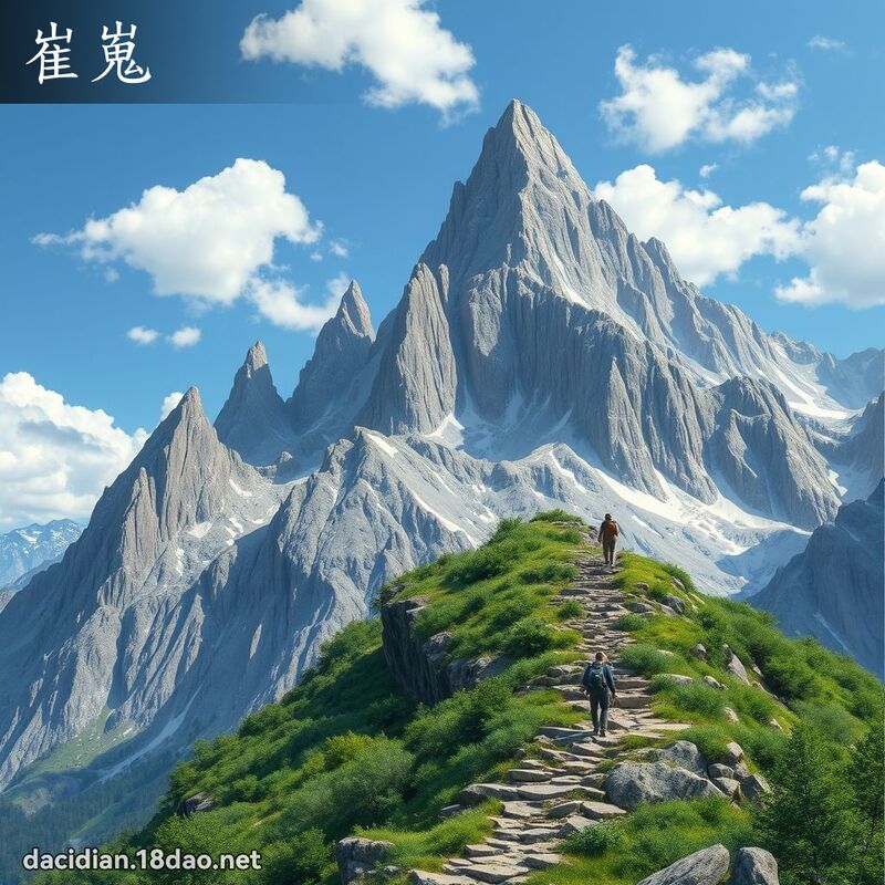 崔嵬 - 国语大辞典配图