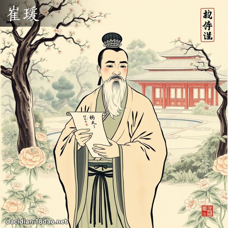 崔瑗 - 国语大辞典配图