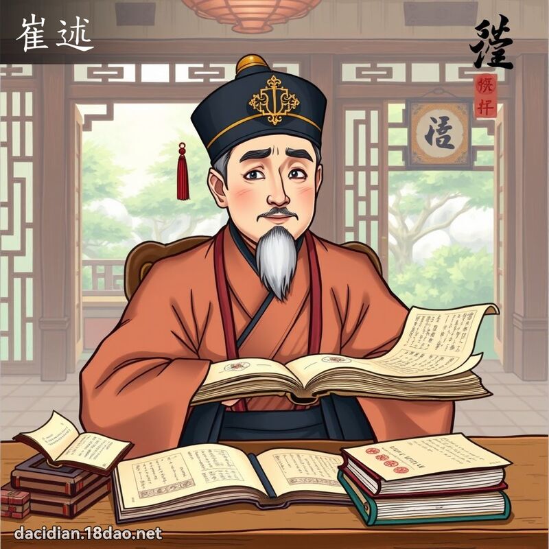 崔述 - 國語大辭典配圖