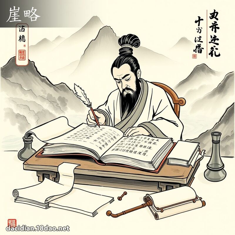 崖略 - 國語大辭典配圖