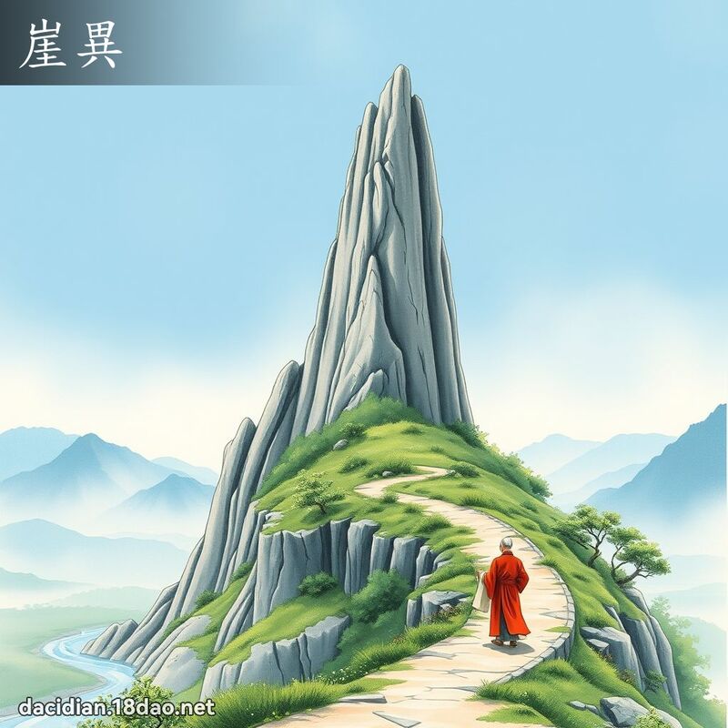 崖異 - 國語大辭典配圖