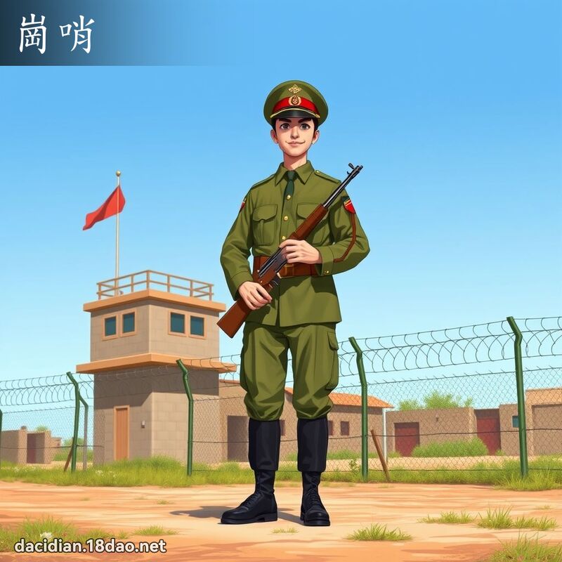 崗哨 - 國語大辭典配圖