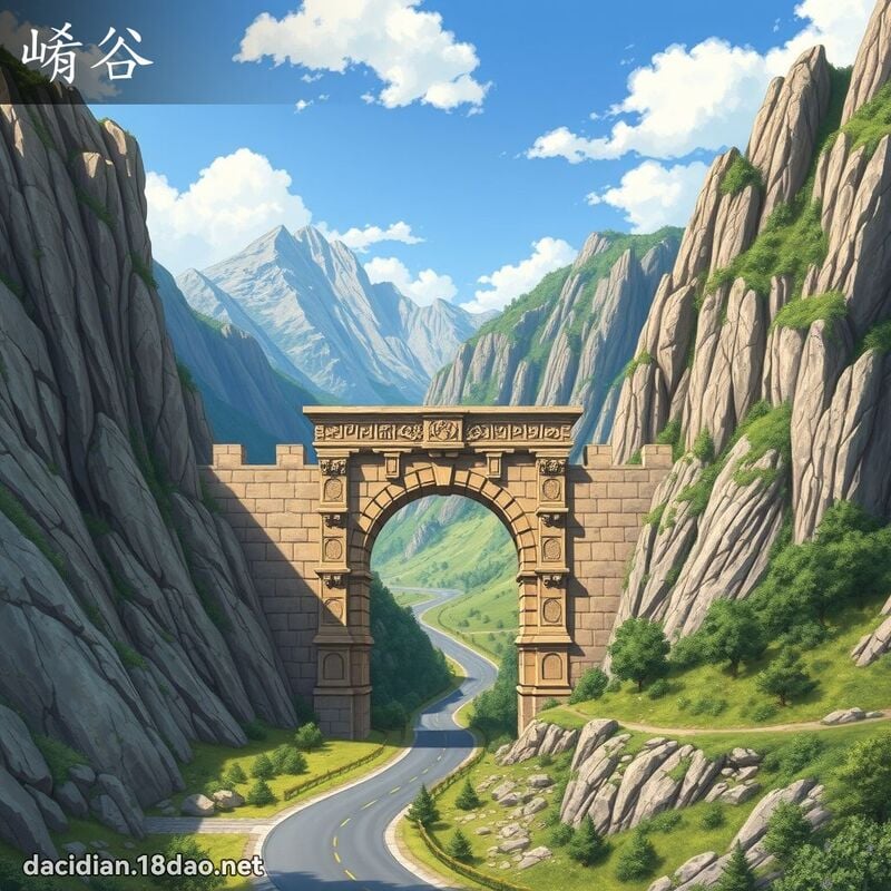 崤谷 - 国语大辞典配图