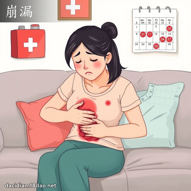 崩漏 - 国语大辞典配图