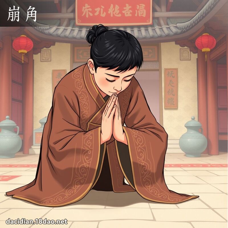 崩角 - 國語大辭典配圖