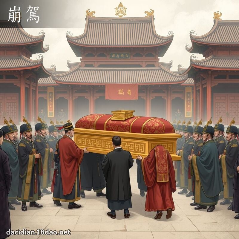 崩駕 - 國語大辭典配圖