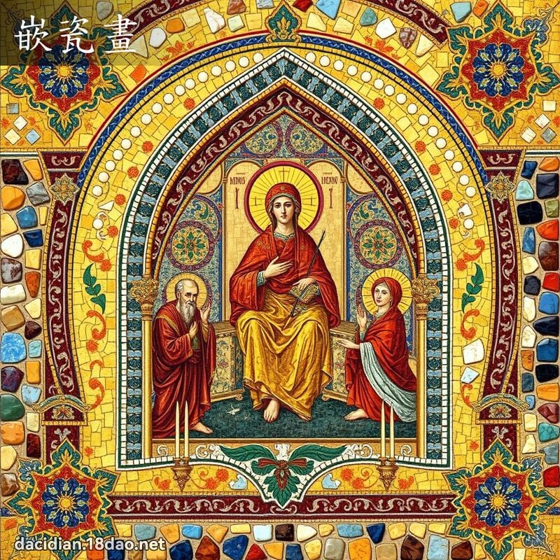 嵌瓷画 - 国语大辞典配图