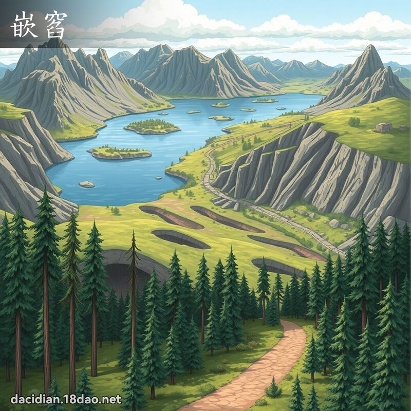 嵌窞 - 國語大辭典配圖