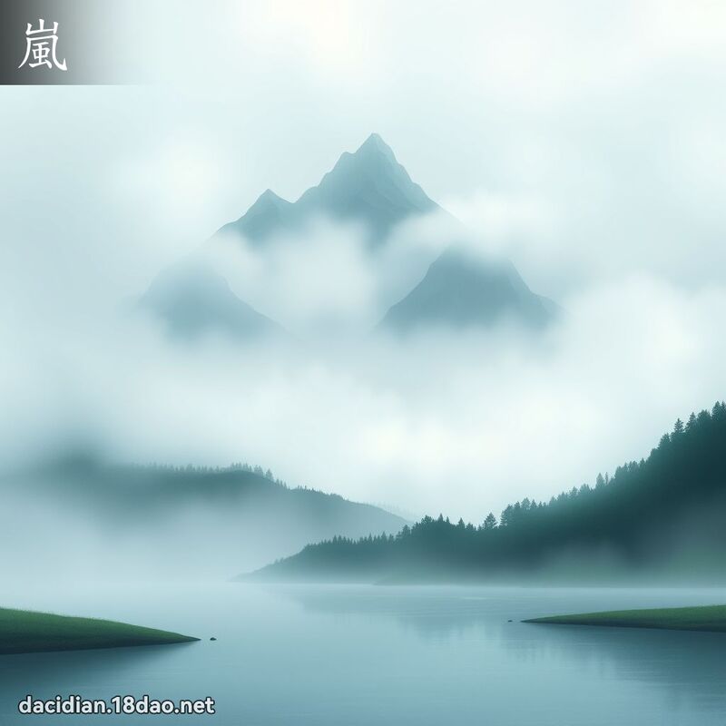 嵐 - 國語大辭典配圖