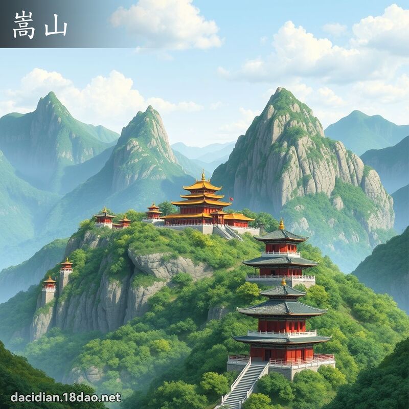 嵩山 - 国语大辞典配图