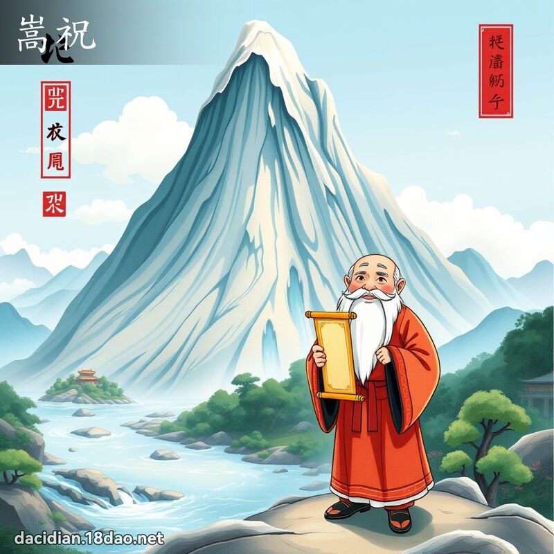 嵩祝 - 国语大辞典配图