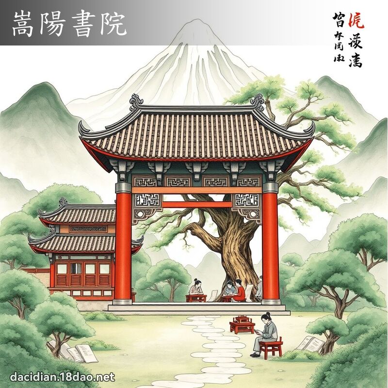 嵩阳书院 - 国语大辞典配图