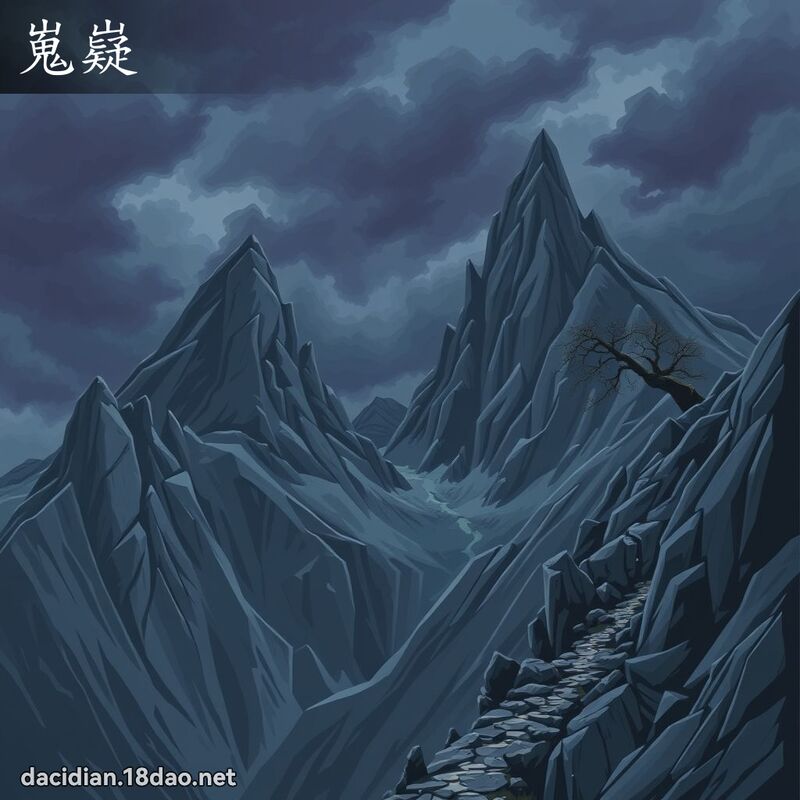 嵬嶷 - 国语大辞典配图