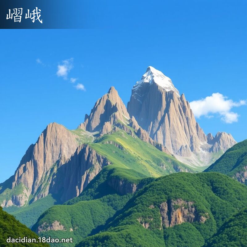 嶍峨 - 国语大辞典配图