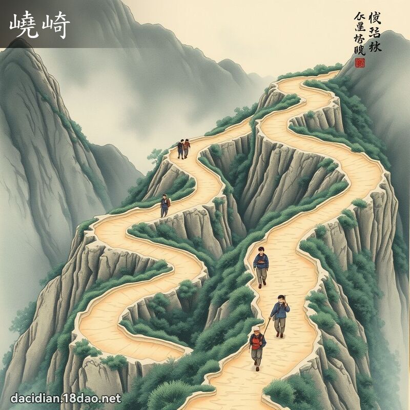 嶢崎 - 国语大辞典配图