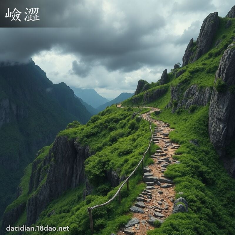 嶮涩 - 国语大辞典配图
