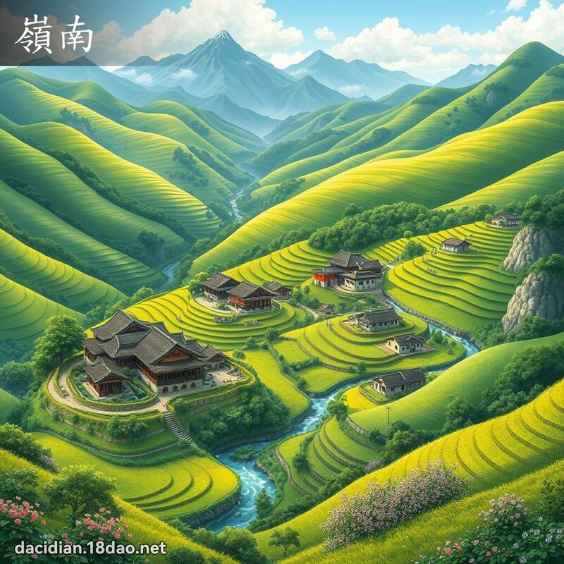 嶺南 - 國語大辭典配圖