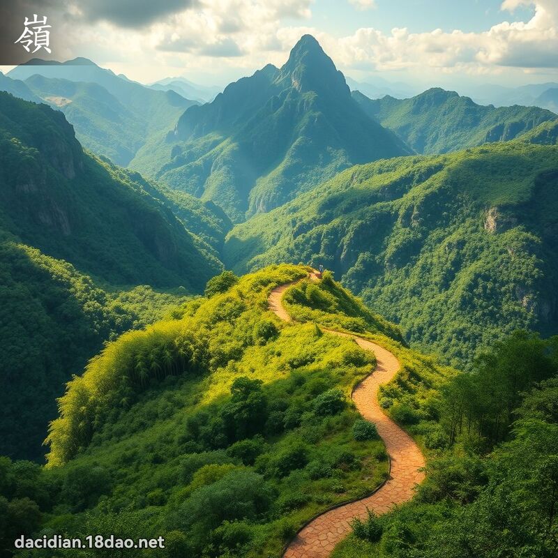 嶺 - 國語大辭典配圖